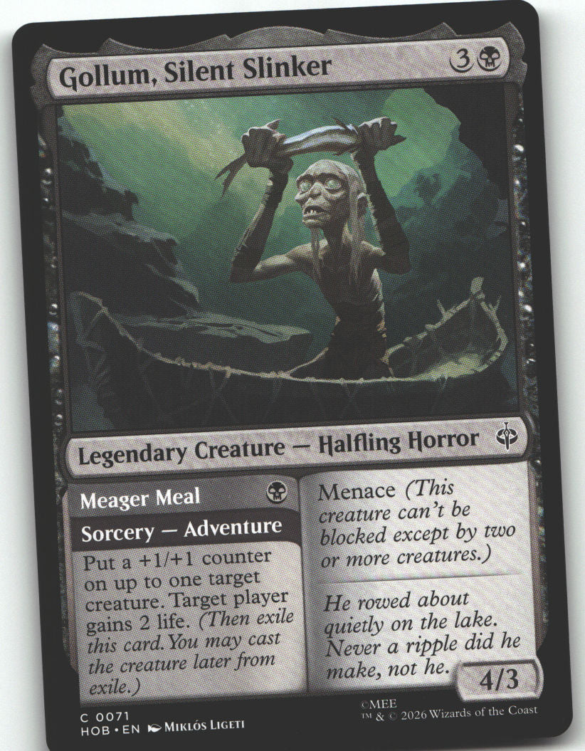 Gollum, Silent Slinker