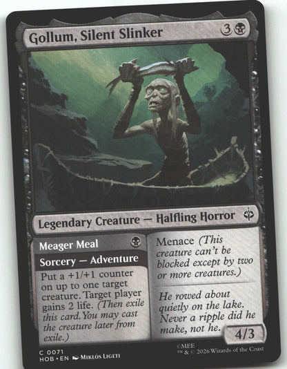 Gollum, Silent Slinker