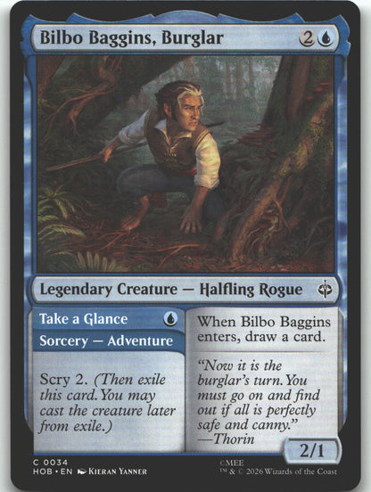 Bilbo Baggins, Burglar