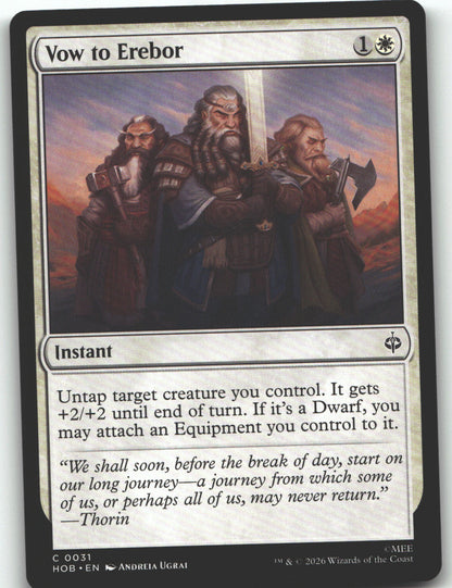 Vow to Erebor