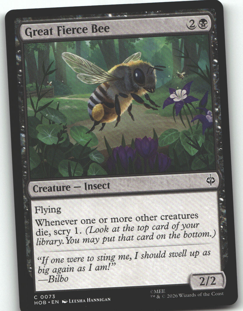 Great Fierce Bee