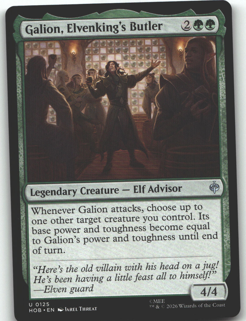 Galion, Elvenking's Butler