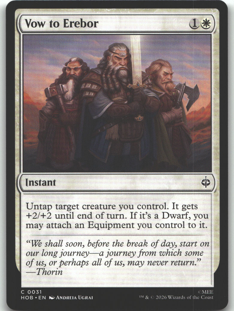 Vow to Erebor