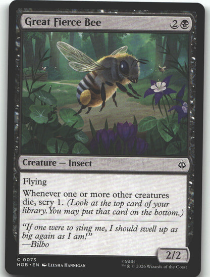 Great Fierce Bee