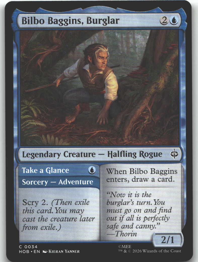 Bilbo Baggins, Burglar