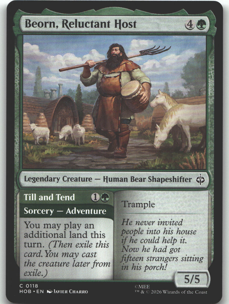 Beorn, Reluctant Host
