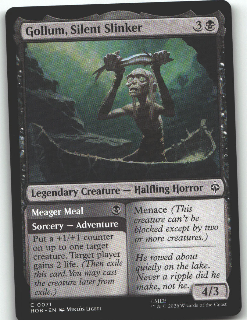 Gollum, Silent Slinker
