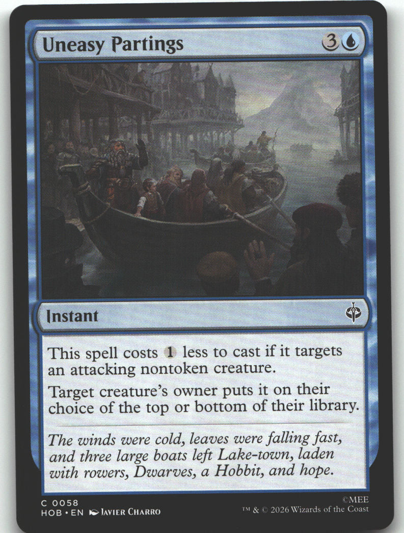 Uneasy Partings