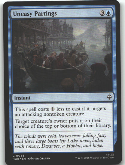 Uneasy Partings