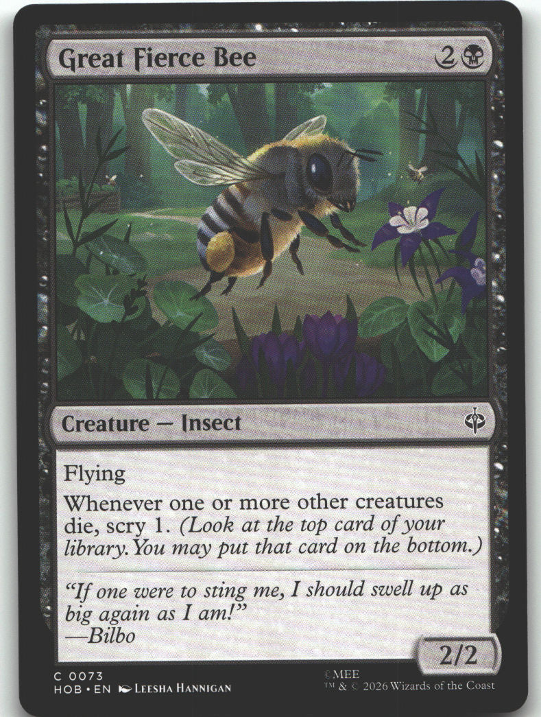 Great Fierce Bee