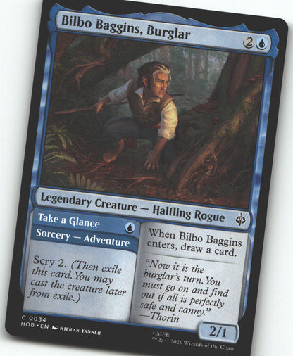 Bilbo Baggins, Burglar