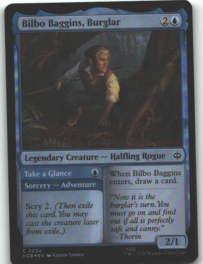 Bilbo Baggins, Burglar