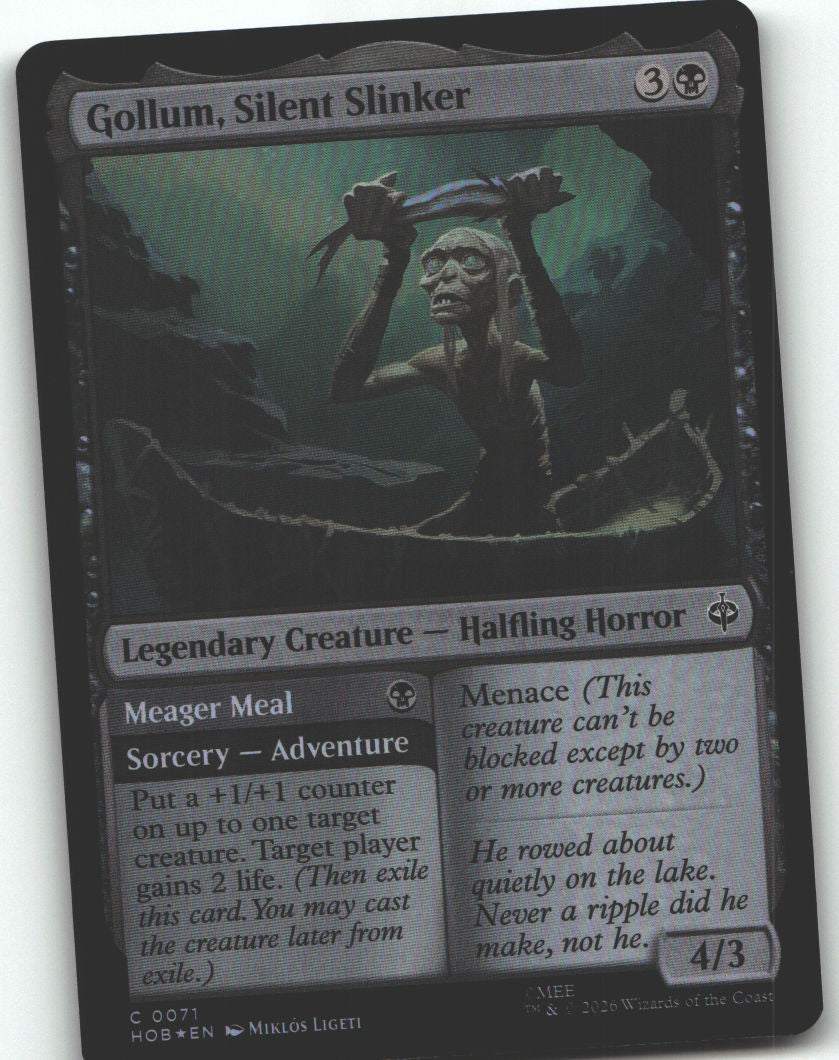 Gollum, Silent Slinker