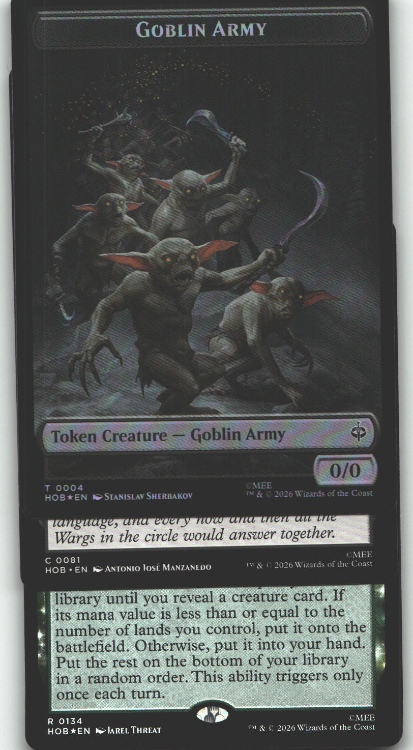 Goblin Army (0003) // Wolf Double-Sided Token