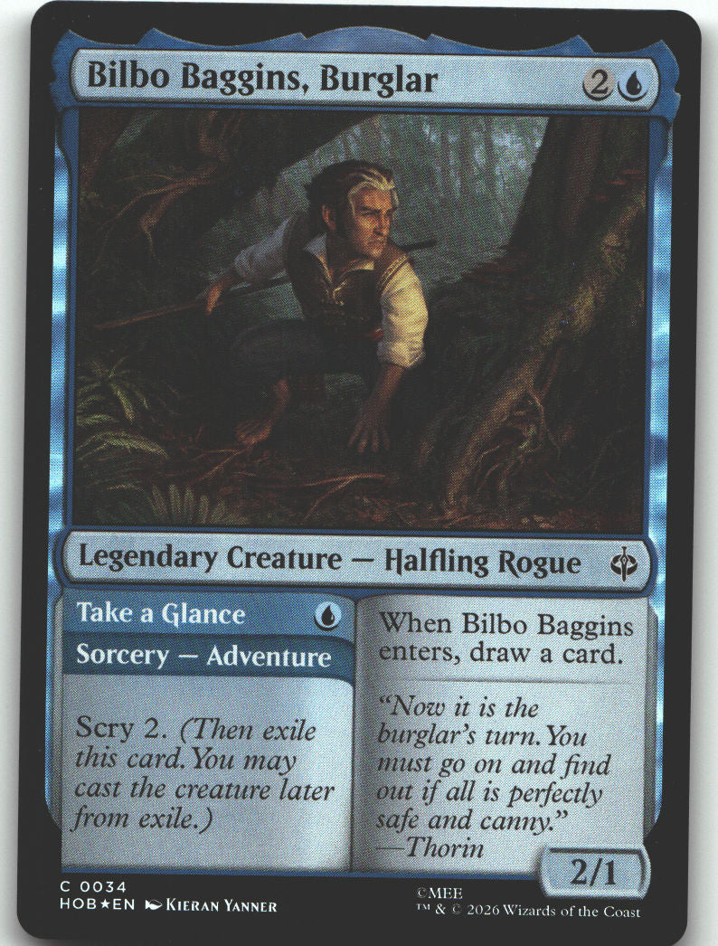 Bilbo Baggins, Burglar