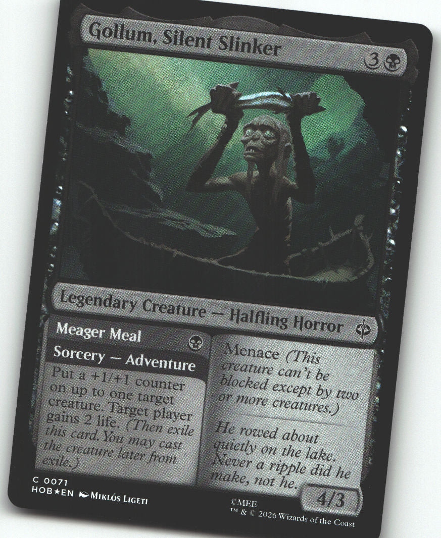 Gollum, Silent Slinker