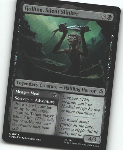 Gollum, Silent Slinker