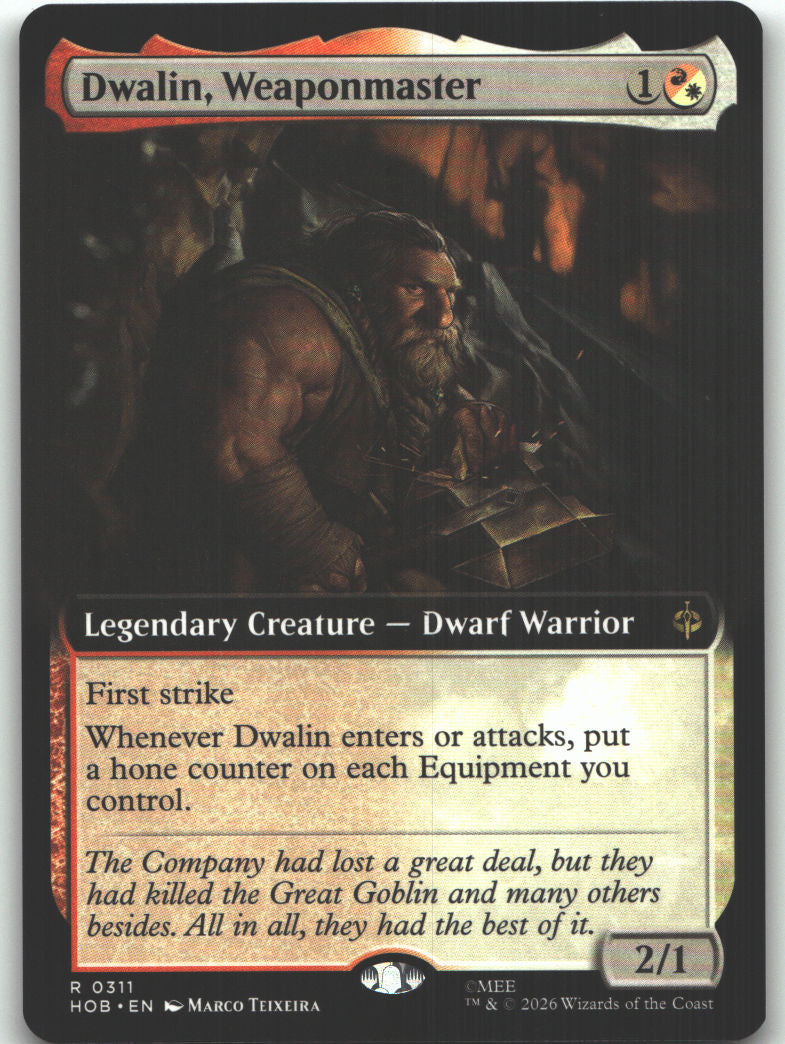 Dwalin, Weaponmaster (Extended Art)