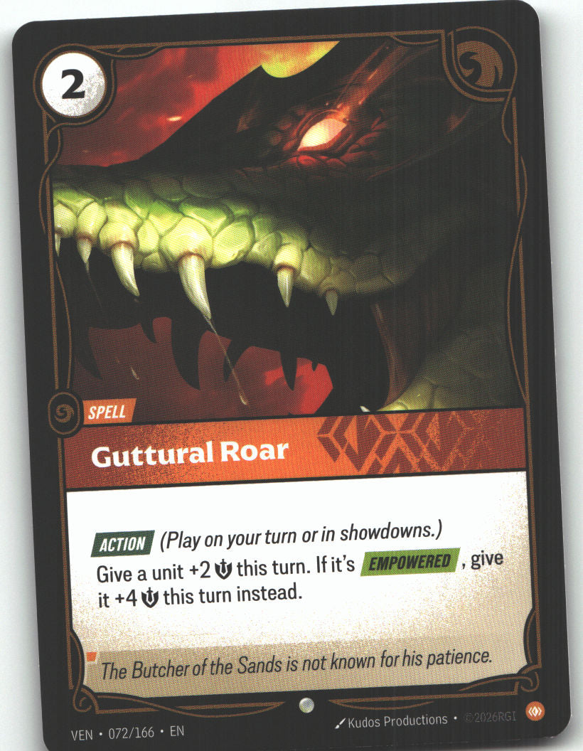 Guttural Roar