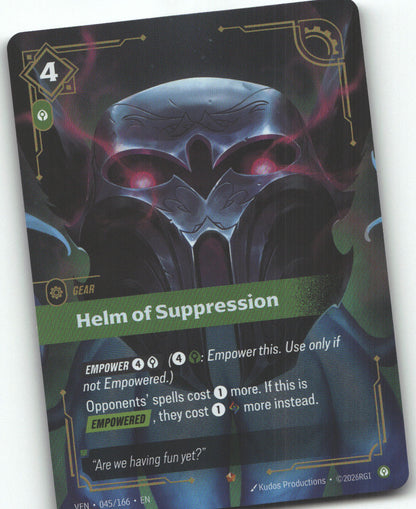 Helm of Suppression