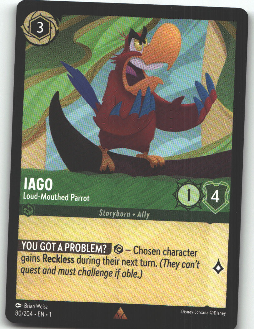 Iago - Loud-Mouthed Parrot