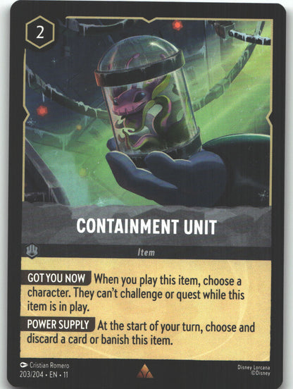 Containment Unit