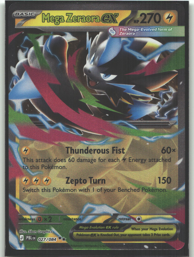 Mega Zeraora ex - 027/084