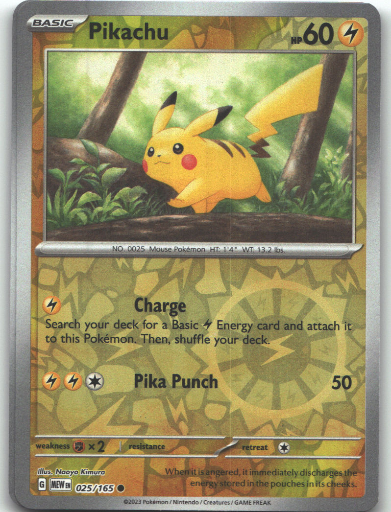 Pikachu - 025/165