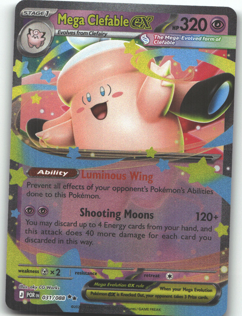 Mega Clefable ex - 031/088