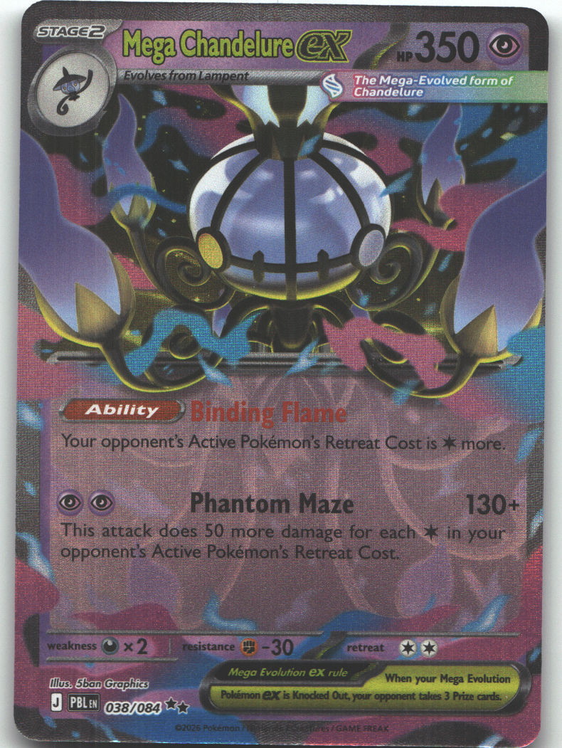 Mega Chandelure ex - 038/084