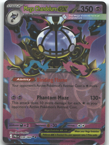Mega Chandelure ex - 038/084