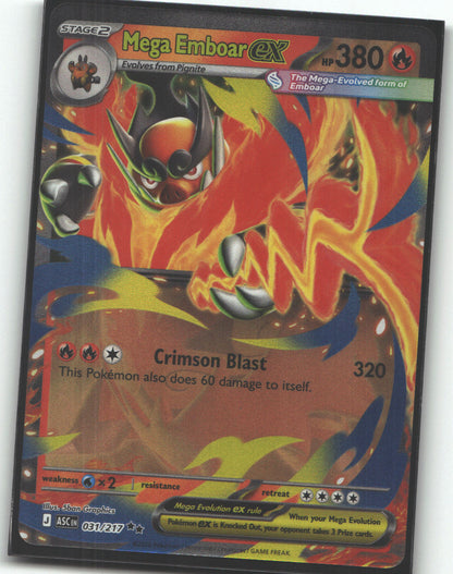 Mega Emboar ex - 031/217