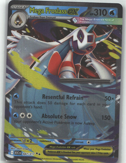 Mega Froslass ex - 047/217 | Near Mint / English / Holofoil