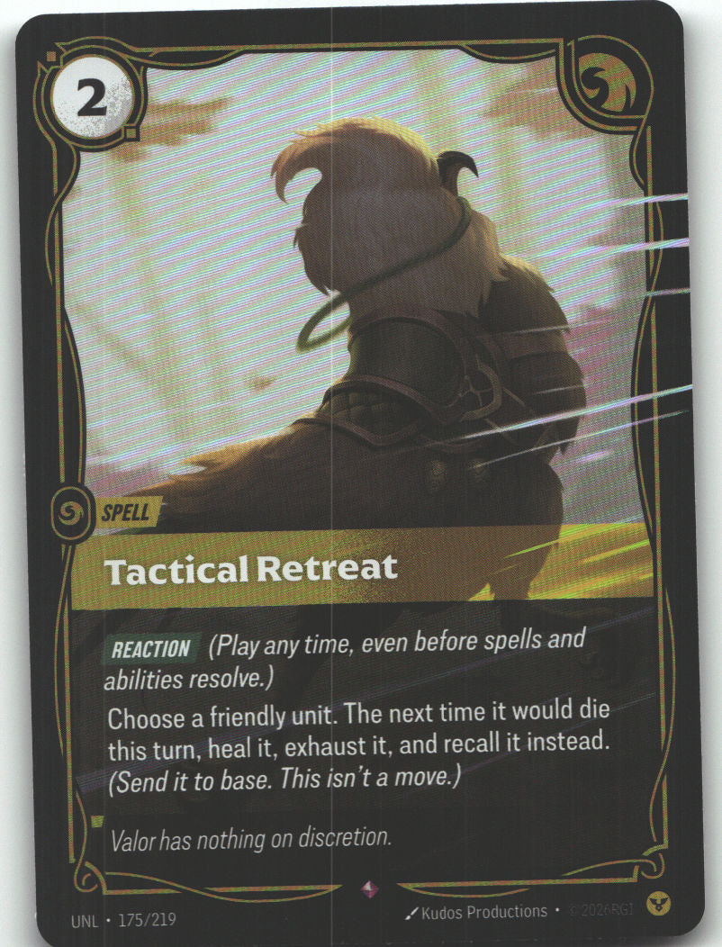 Tactical Retreat