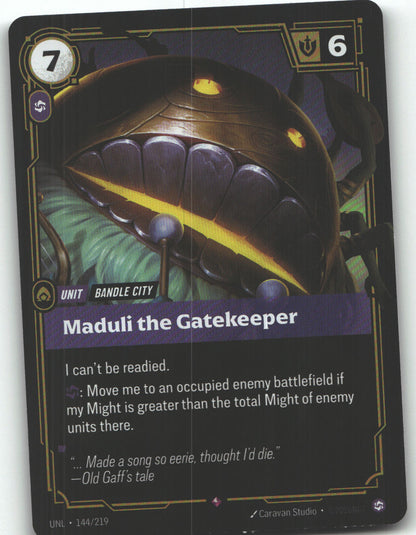 Maduli the Gatekeeper