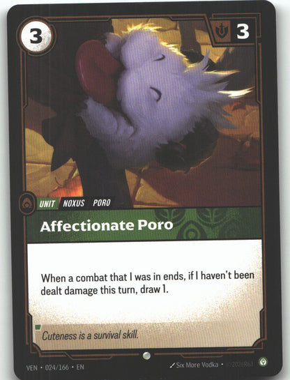 Affectionate Poro