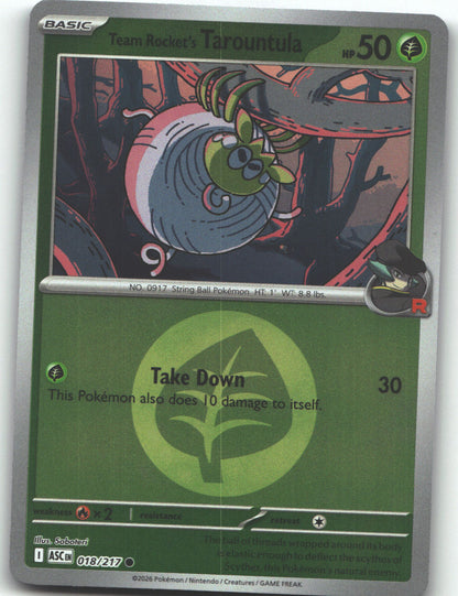 Team Rocket's Tarountula (Energy Symbol Pattern)