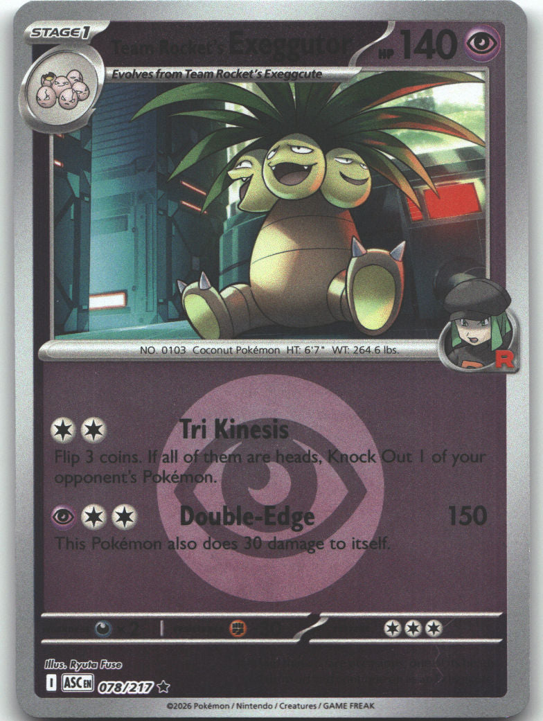 Team Rocket's Exeggutor (Energy Symbol Pattern)