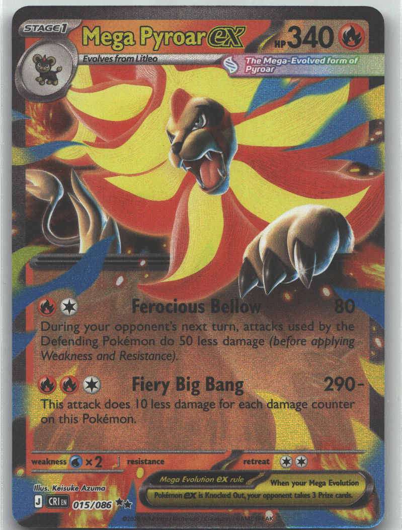 Mega Pyroar ex - 015/086