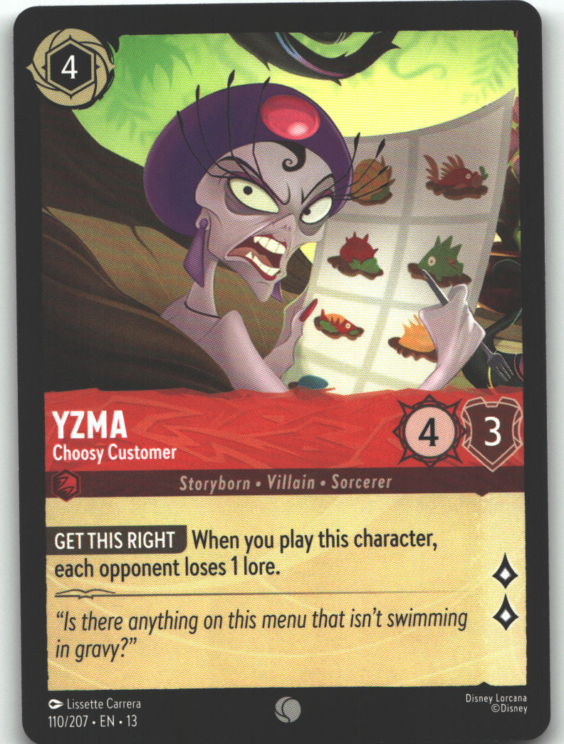 Yzma - Choosy Customer