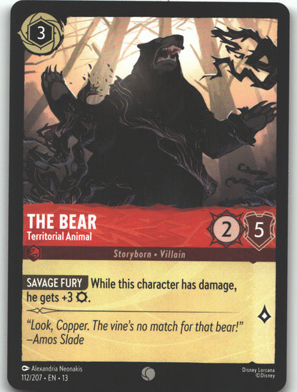 The Bear - Territorial Animal