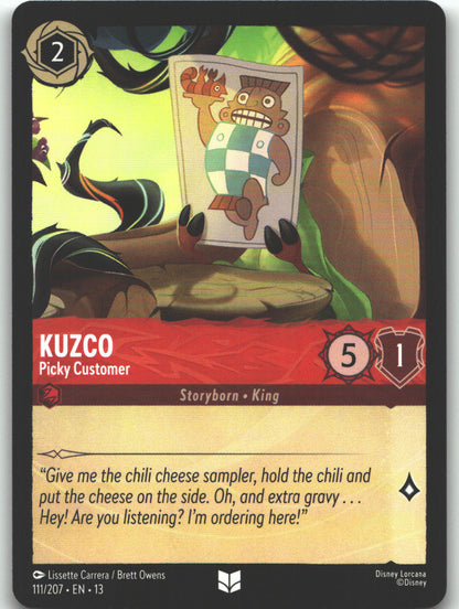 Kuzco - Picky Customer
