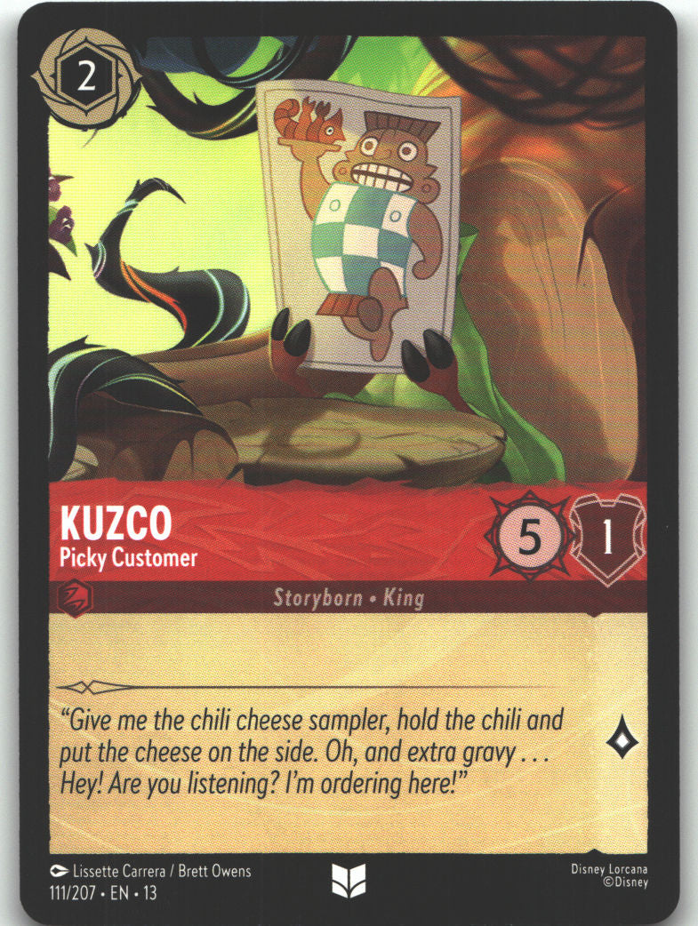 Kuzco - Picky Customer