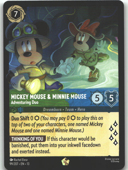 Mickey Mouse & Minnie Mouse - Adventuring Duo