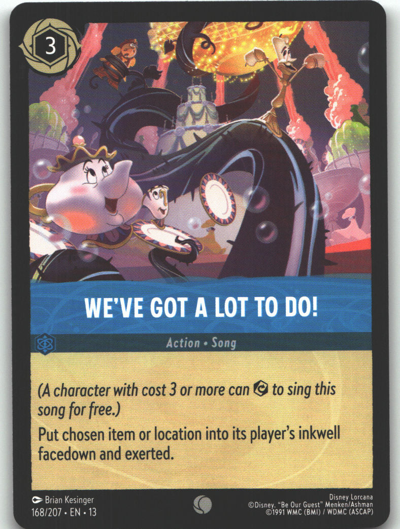 We've Got a Lot to Do!