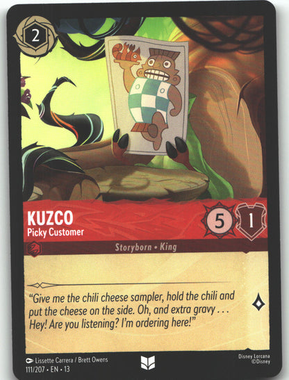 Kuzco - Picky Customer