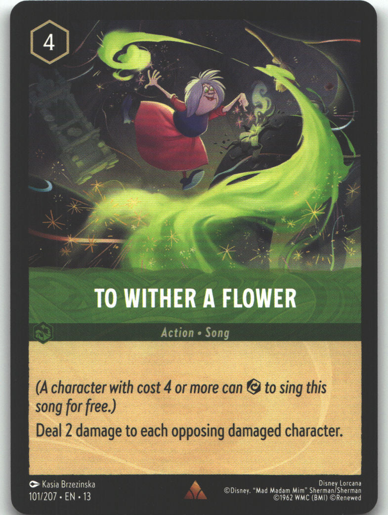 To Wither a Flower
