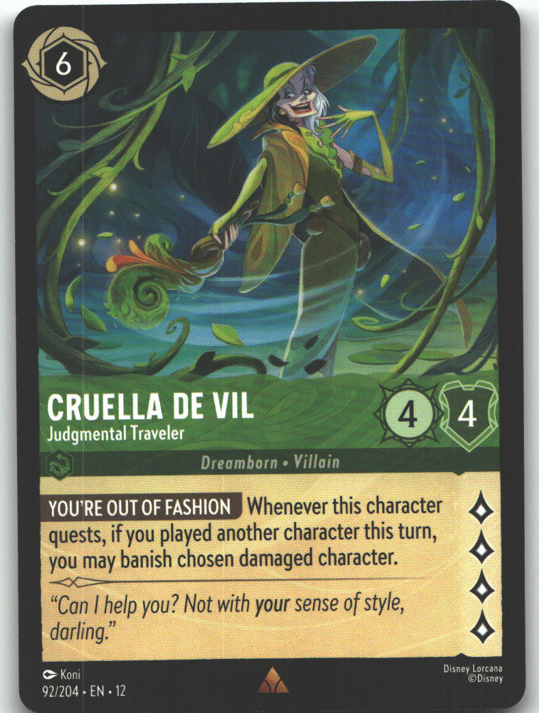 Cruella De Vil - Judgmental Traveler