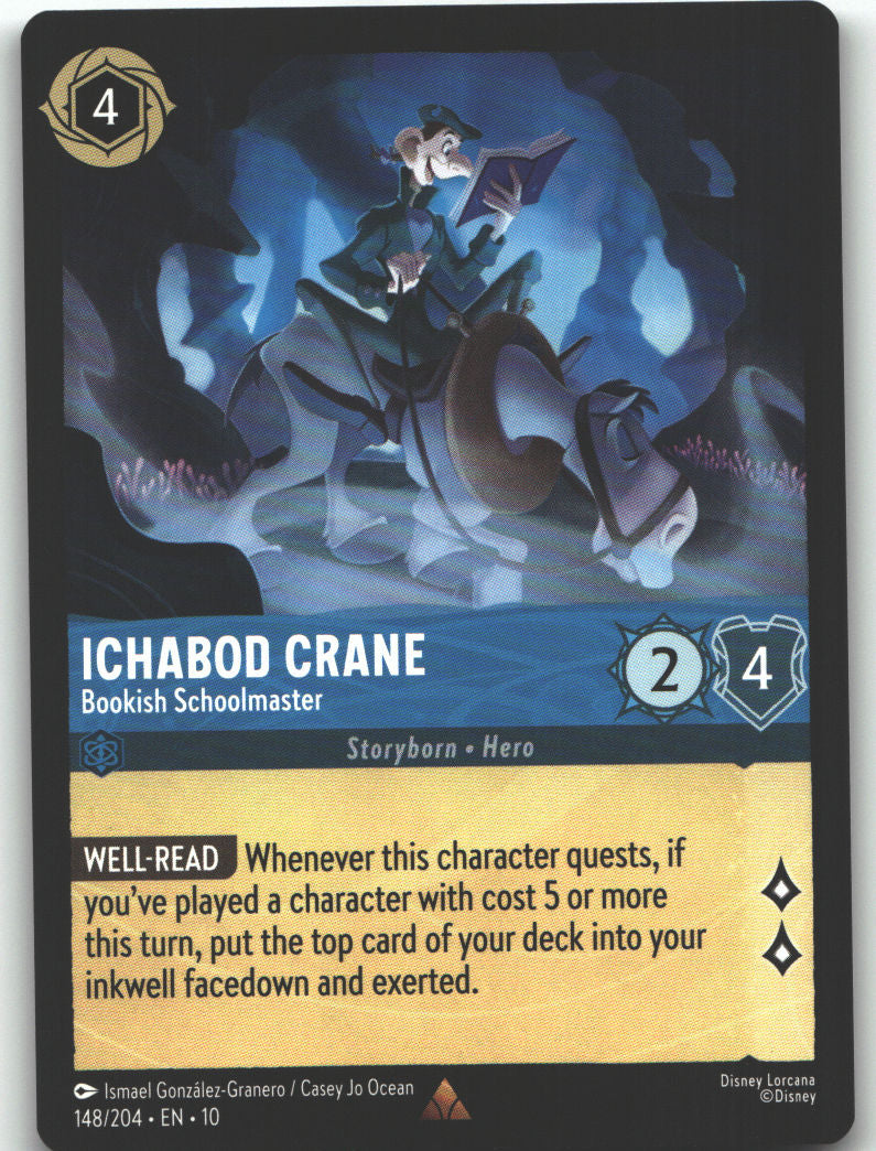 Ichabod Crane - Bookish Schoolmaster