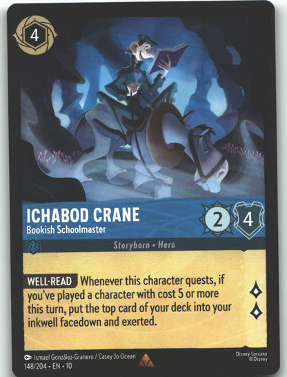 Ichabod Crane - Bookish Schoolmaster